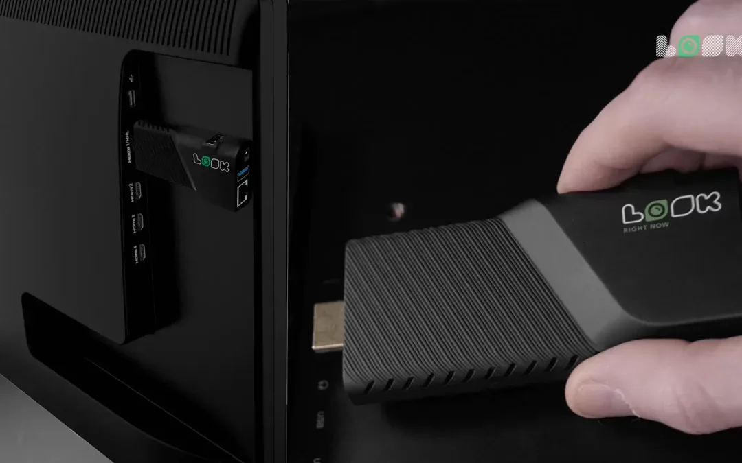 hdmi device that is used for digital signage being plugged into a tv