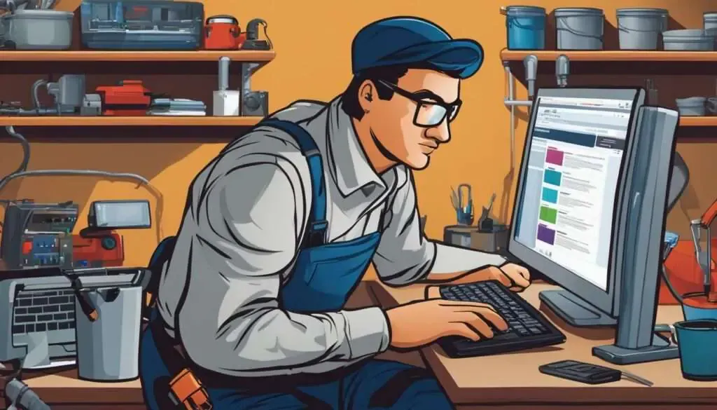 plumbing website maintenance