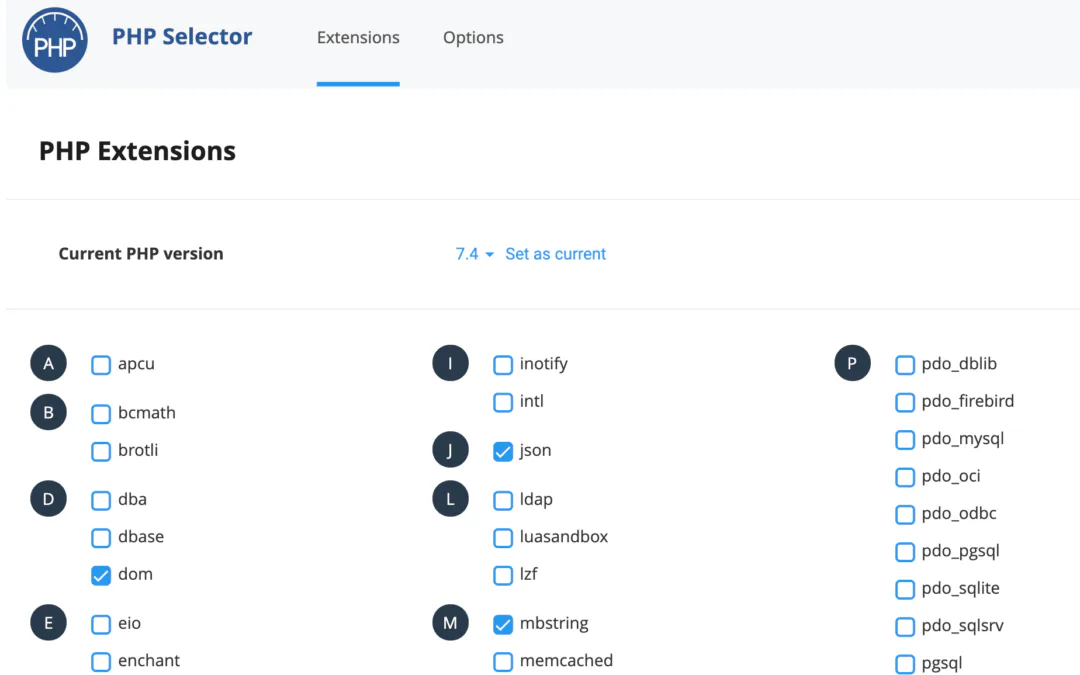 Customizing PHP Versions and Modules in cPanel