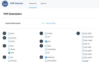 Customizing PHP Versions and Modules in cPanel