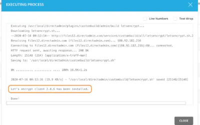 Let’s Encrypt Integration in DirectAdmin: Secure and Free SSL