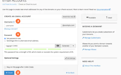 Setting Up and Managing Email Accounts in cPanel