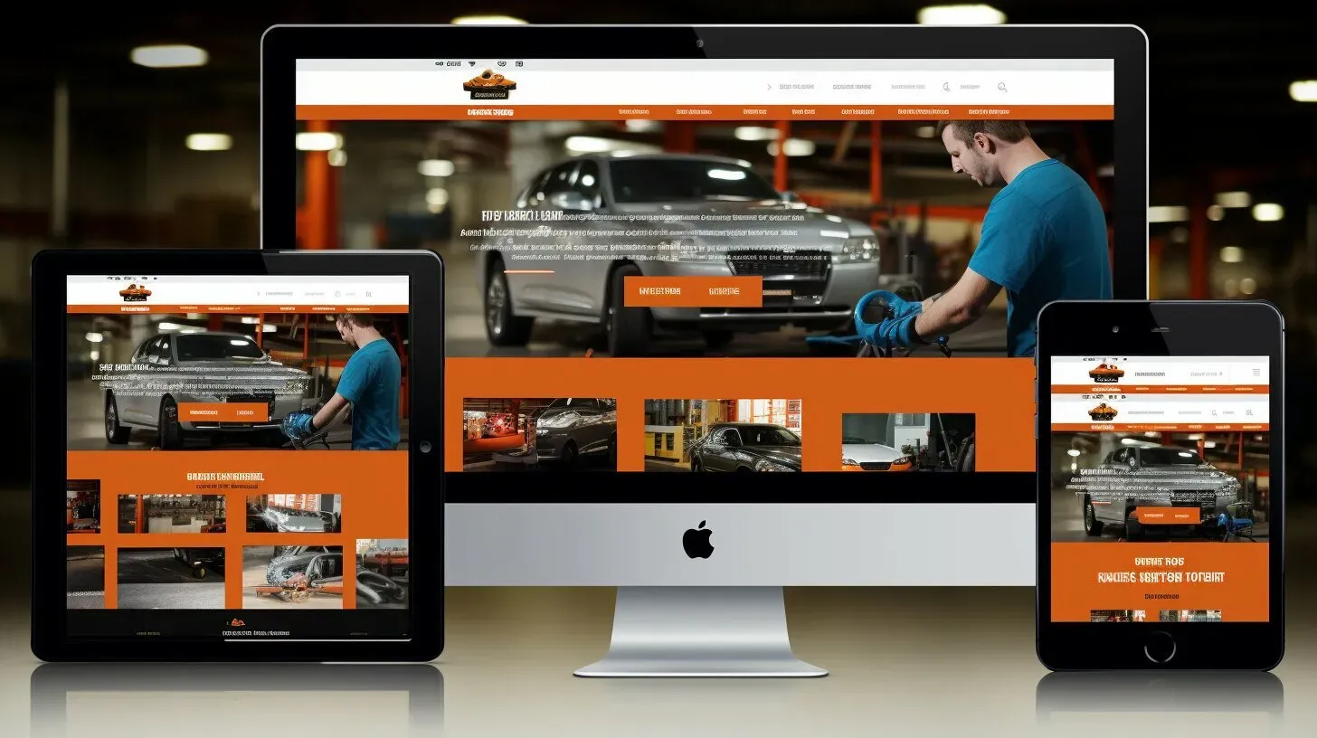 mechanic website design