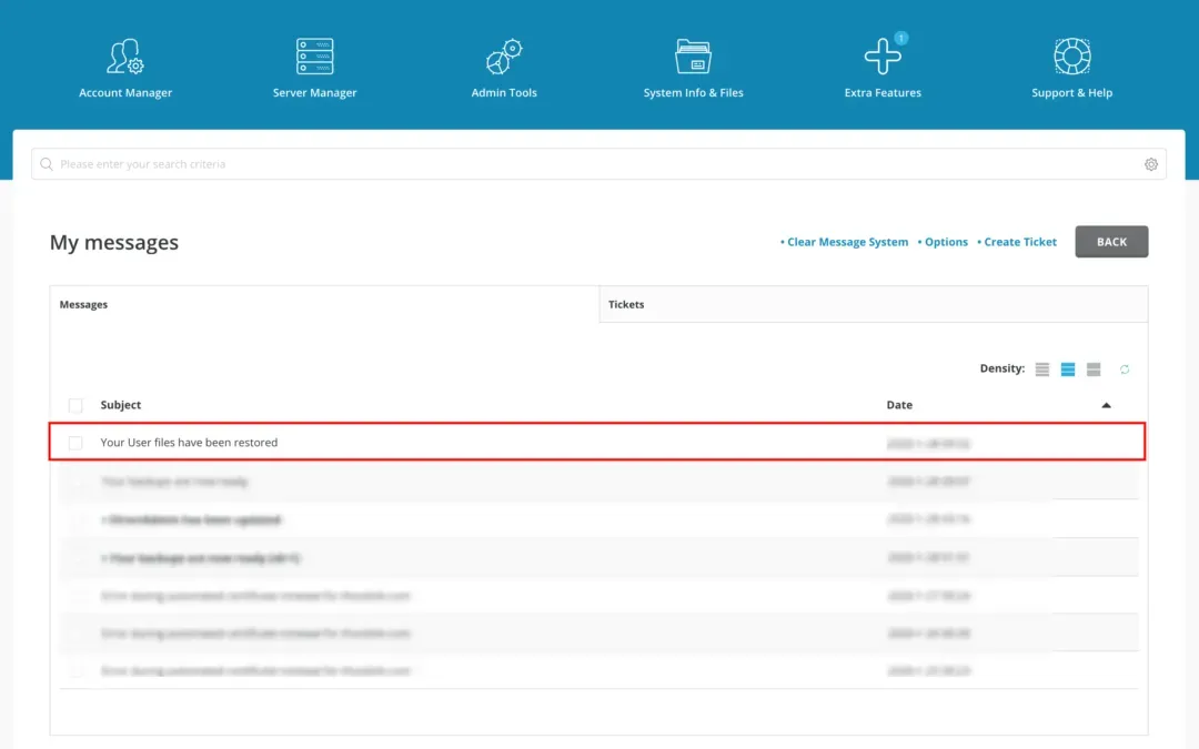 Backup and Restore Procedures in DirectAdmin: Safeguarding Your Data
