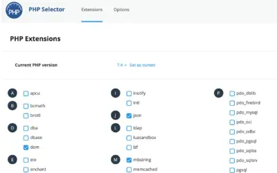 Customizing PHP Versions and Modules in cPanel