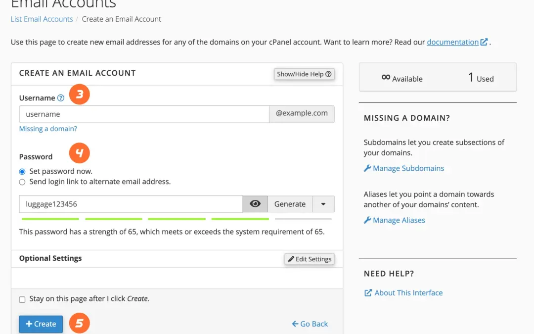 Setting Up and Managing Email Accounts in cPanel